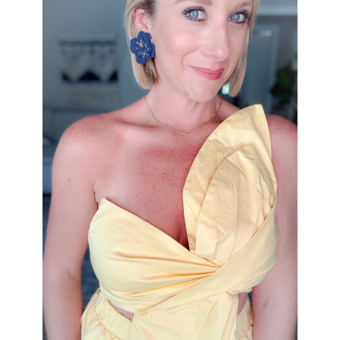 Limoncello Garden Midi Dress