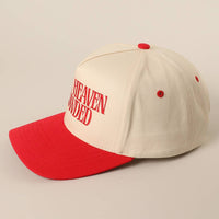 Make Heaven Crowded Embroidered Hat