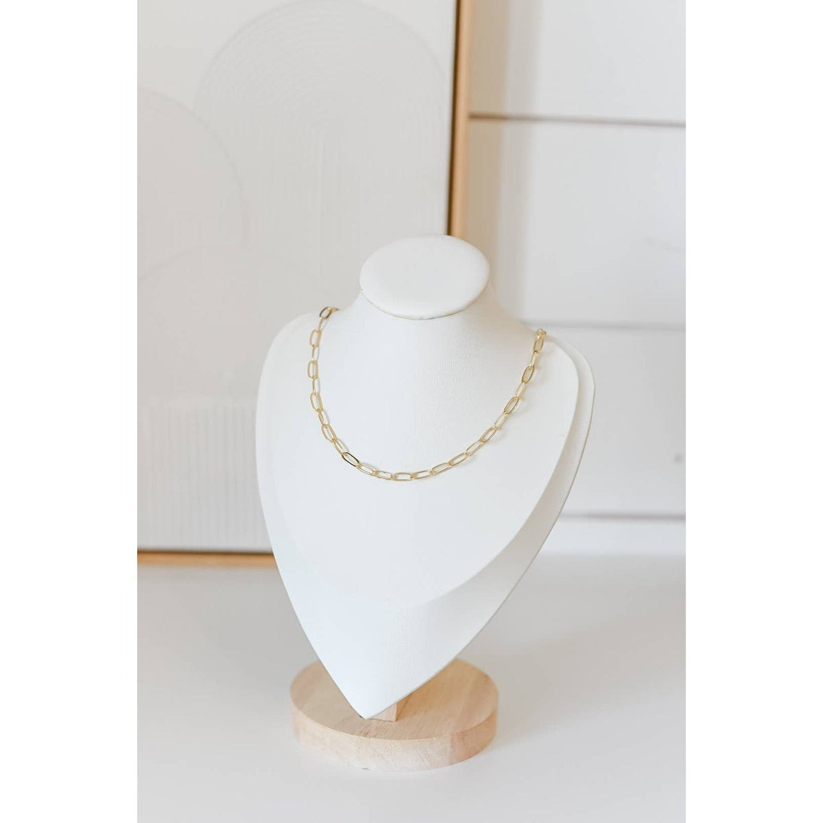 Karleigh Paperclip Necklace