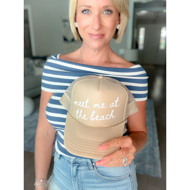 Meet Me At The Beach Trucker Hat