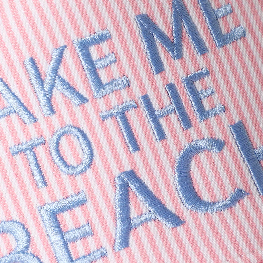 Take Me To The Beach Embroidered Hat