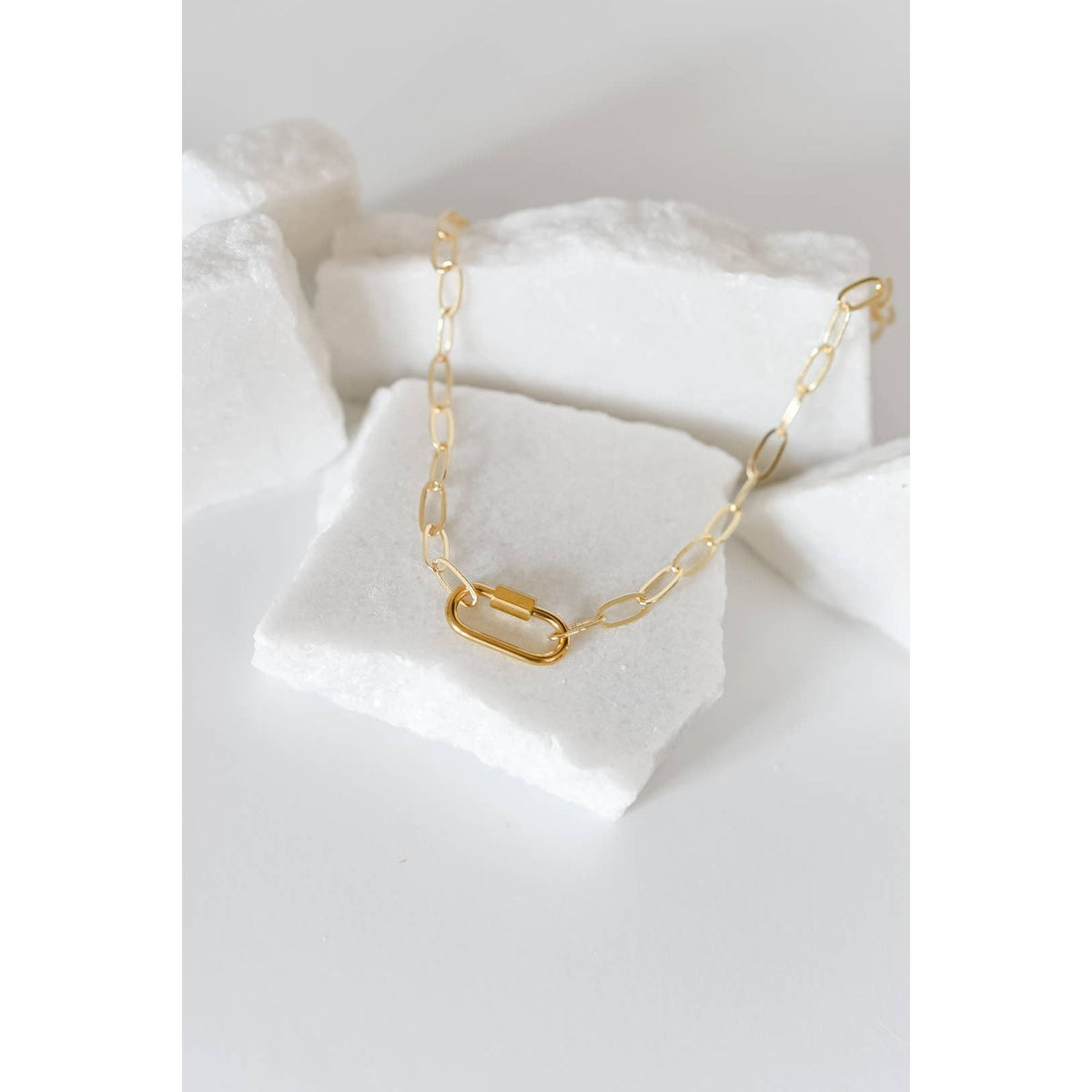 Leah Paperclip Necklace