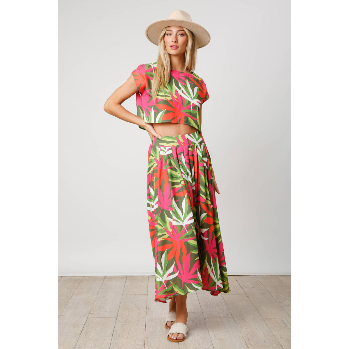 Tropic Like It's Hot Linen Skirt