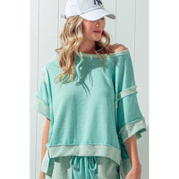 Julie Reverse Stitch Top