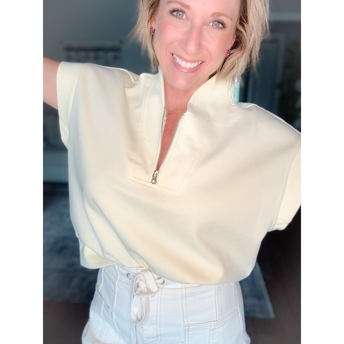 Pixie Half Zip Pullover