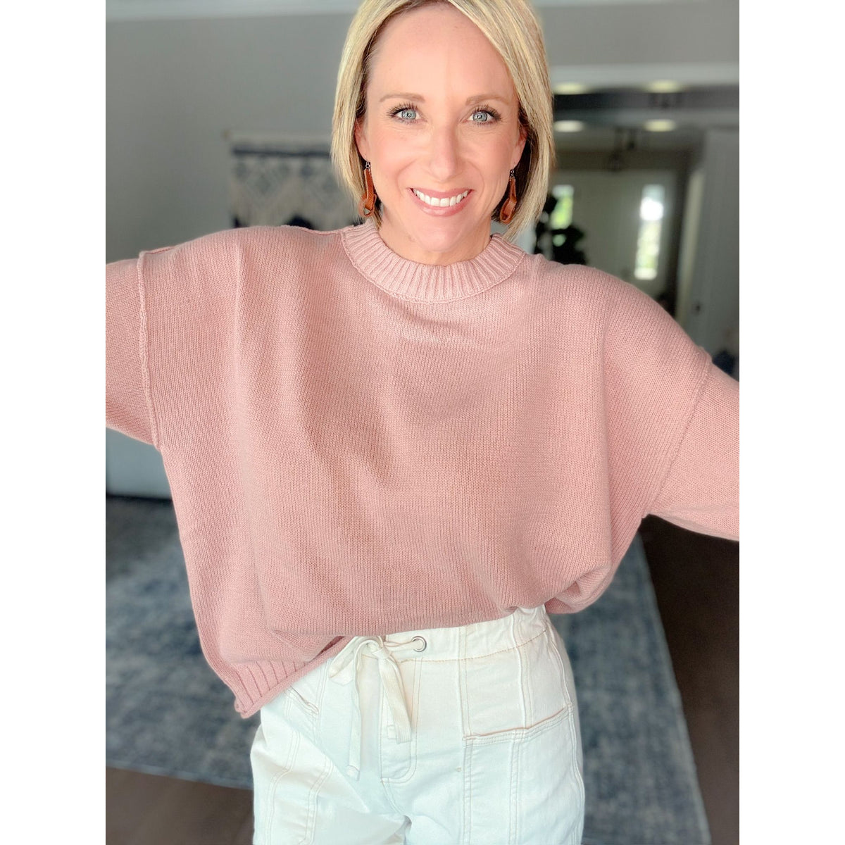 Noelle Drop Knit Sweater