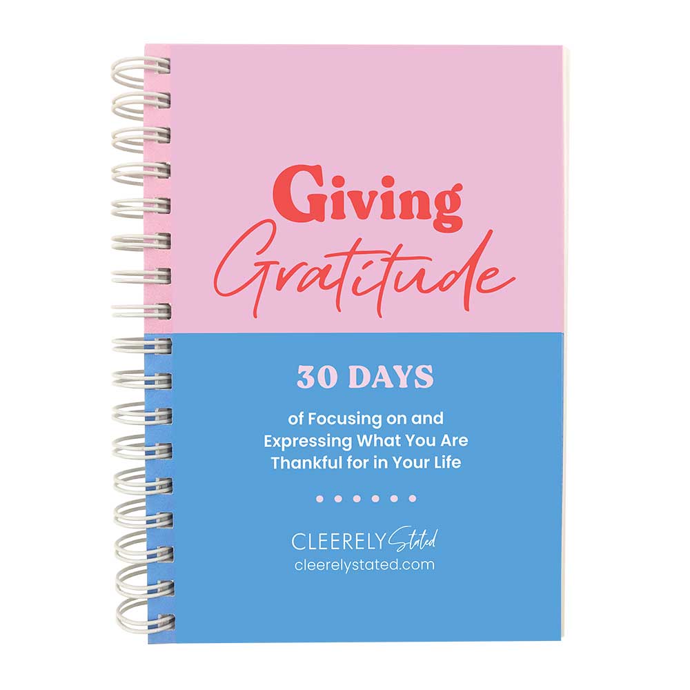 Giving Gratitude Journal