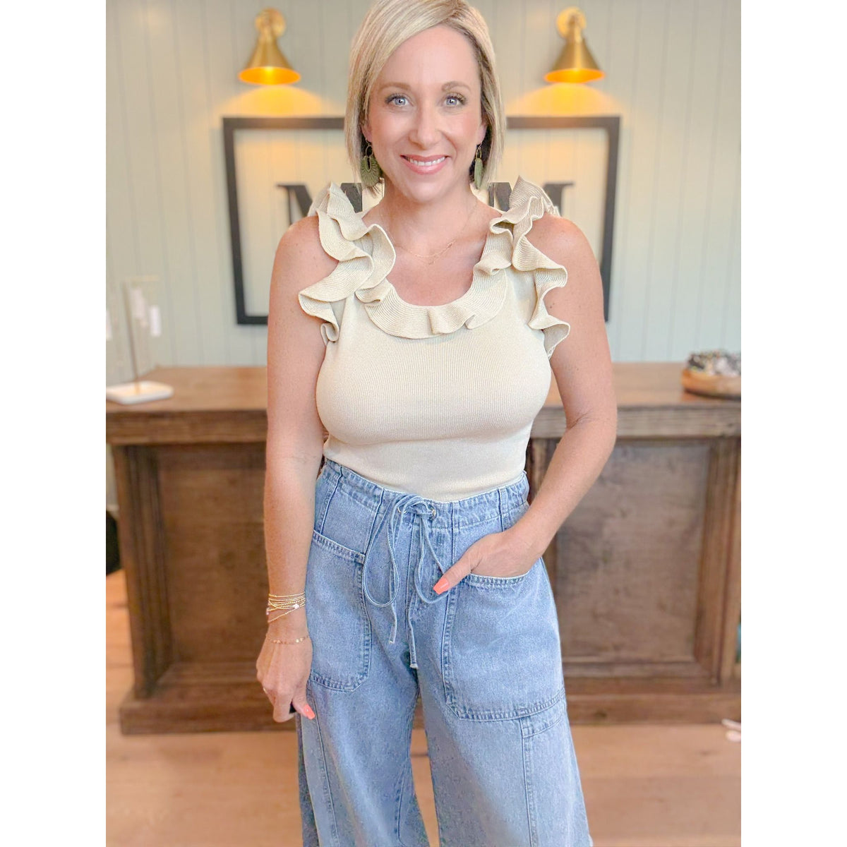 Juliette Ruffle Knit