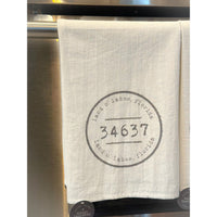 Zip Code Cotton Tea Towel