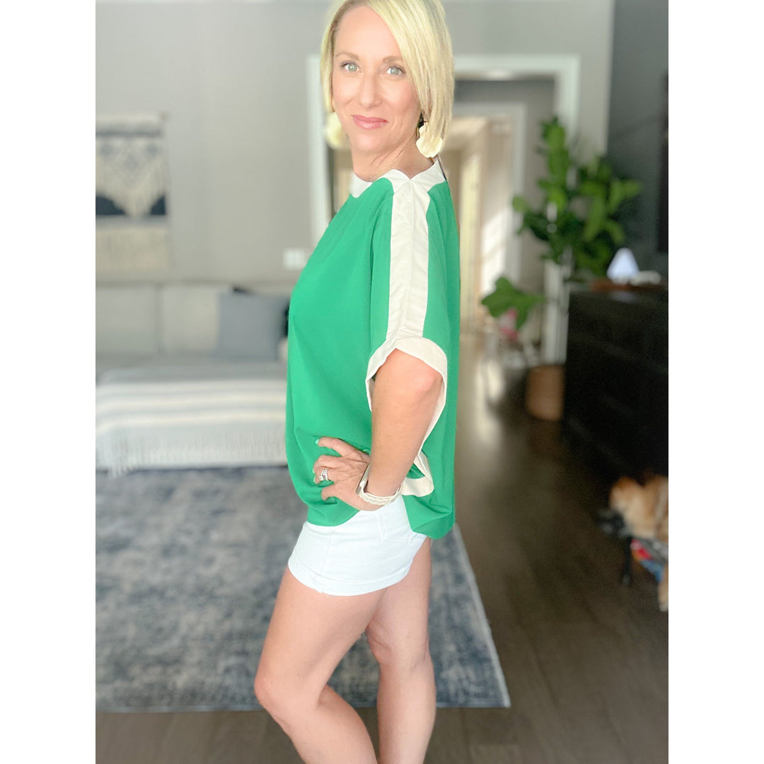 Remi Boat Neck Loose Fit Top
