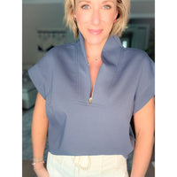 Pixie Half Zip Pullover