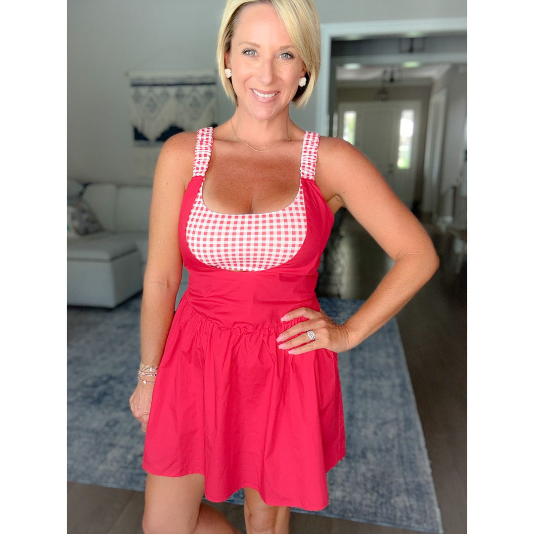 Sweet Like Summer Dress w/ built in romper