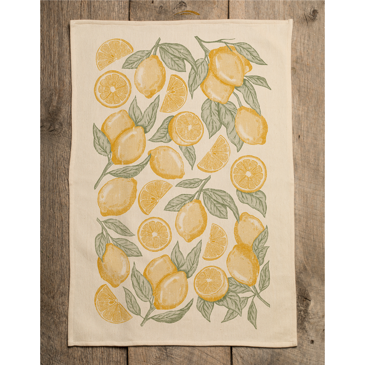 Lemon Pattern - Kitchen Towel