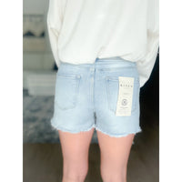 Risen Light Wash Cutoff Shorts