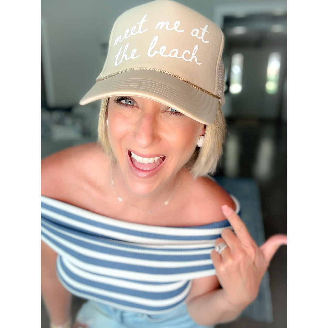 Meet Me At The Beach Trucker Hat