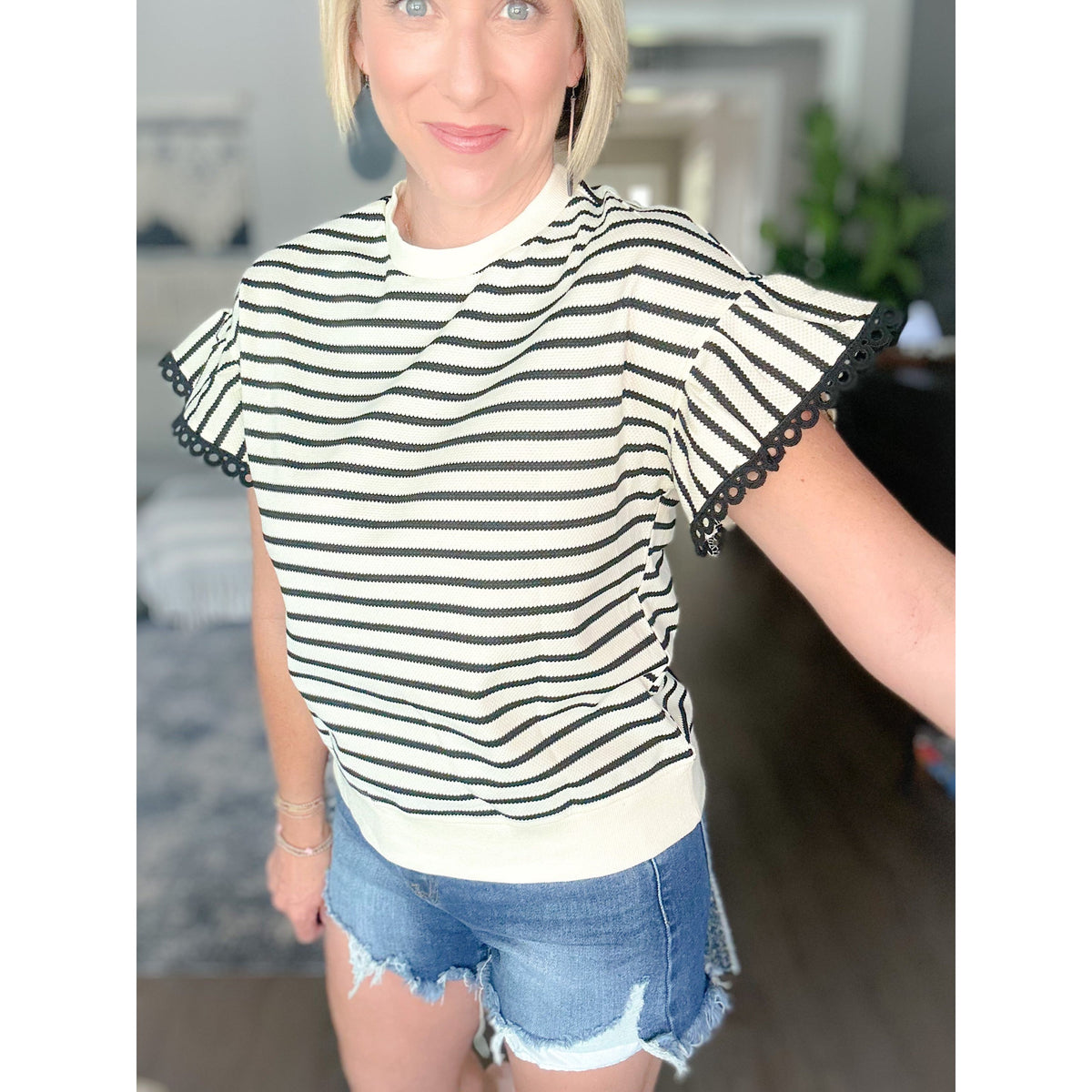 Nora Striped Top