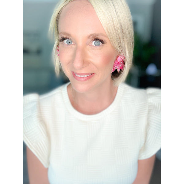 Hibiscus Bloom Earrings