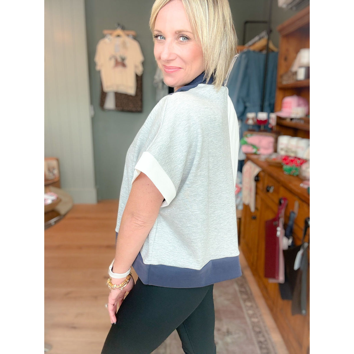 Pixie Half Zip Pullover