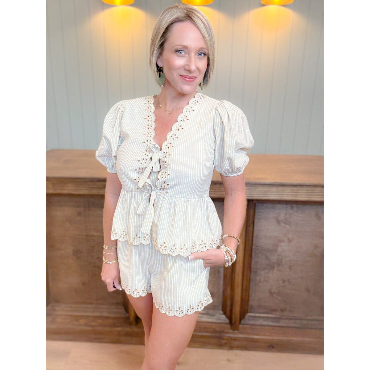 Hattie Stripe Shorts