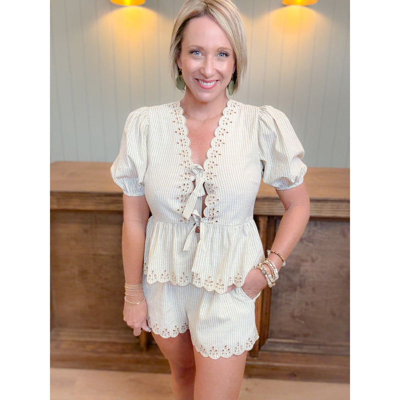 Hattie Stripe Shorts