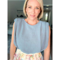 Hadley Sleeveless Crop Top