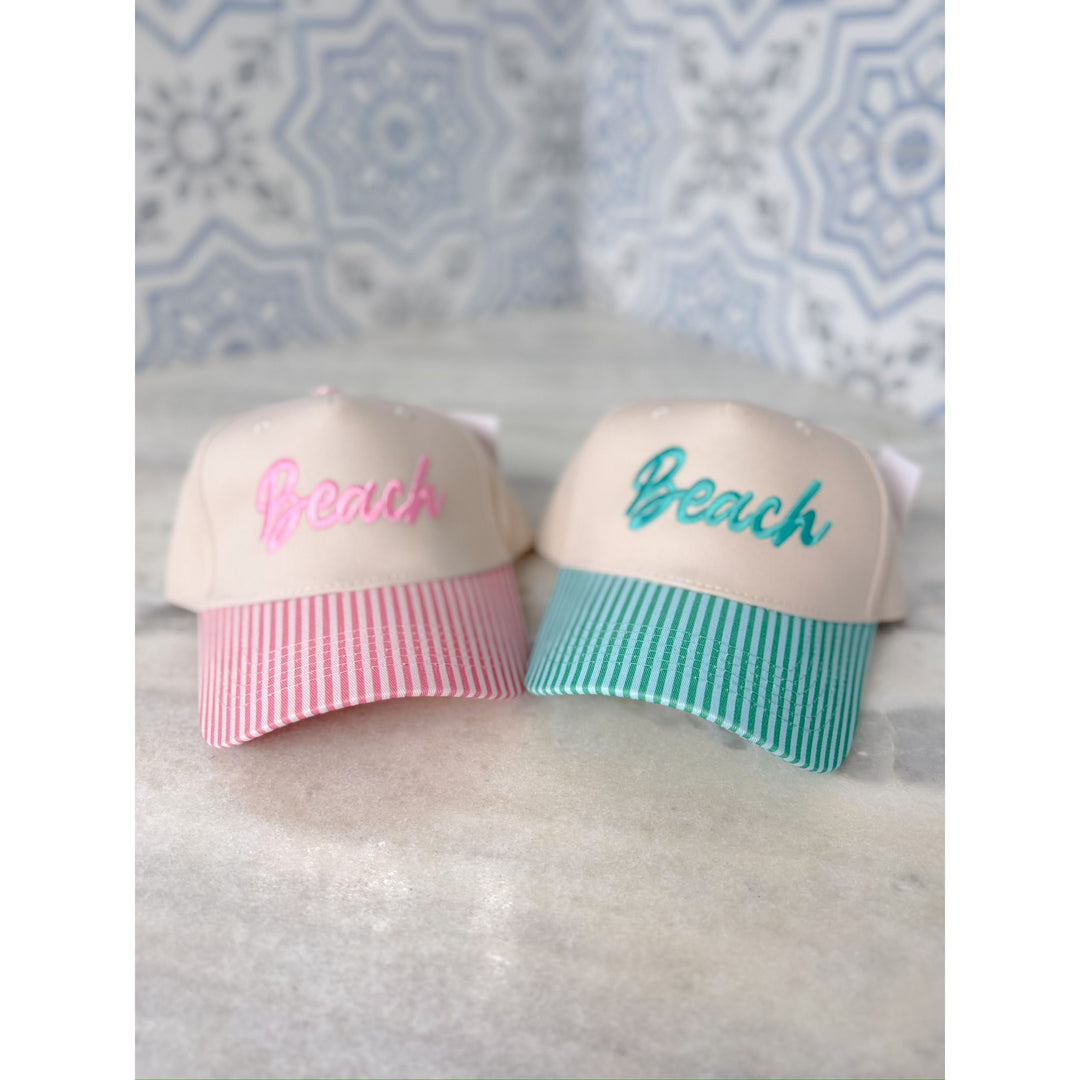 Striped Beach Trucker Hat