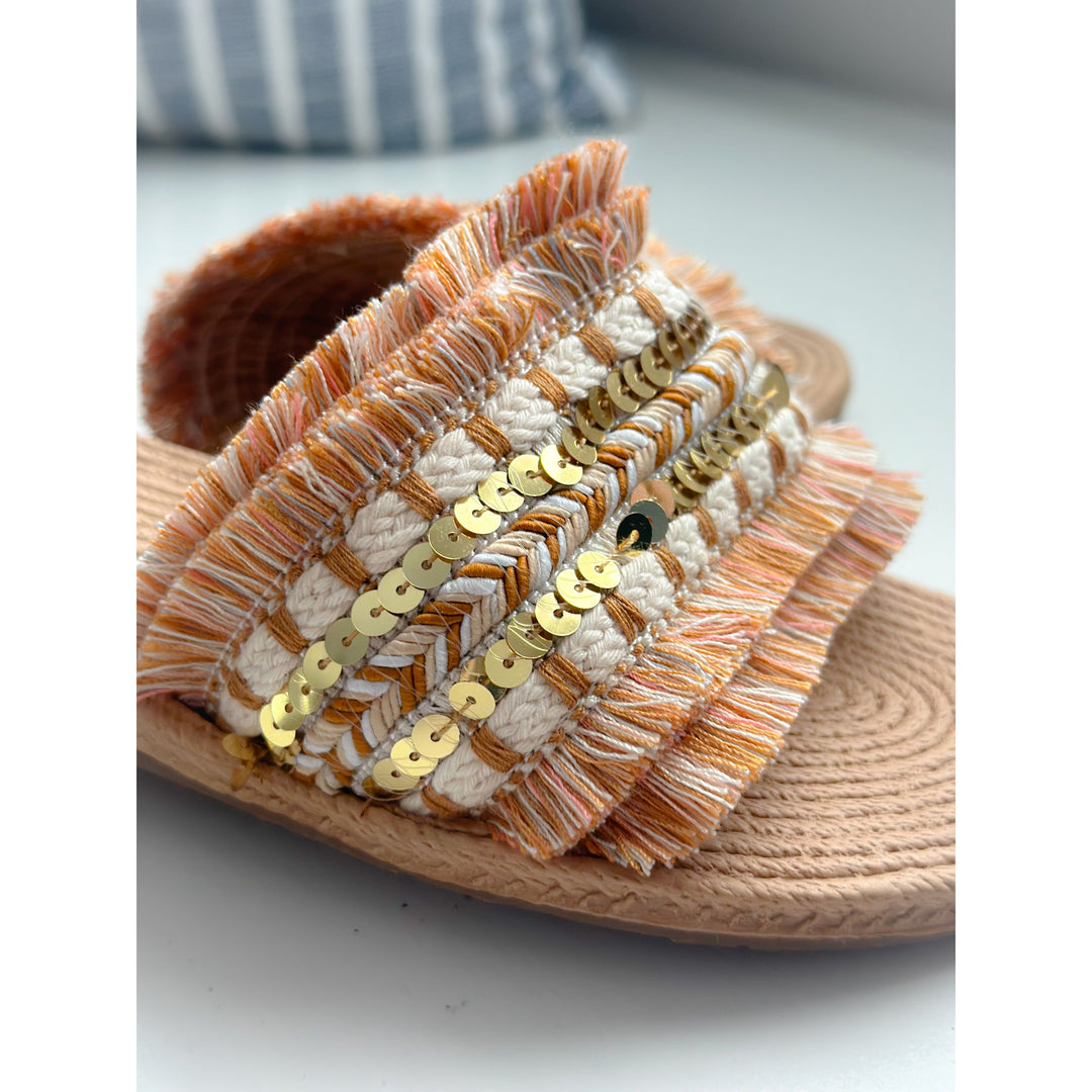 Coastal Threads Slide Sandals