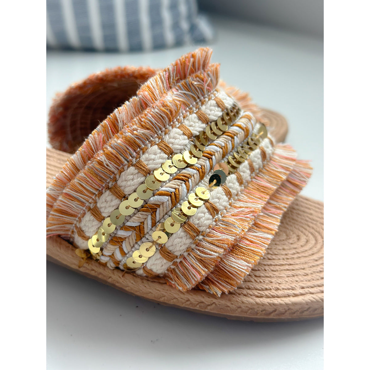 Coastal Threads Slide Sandals