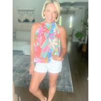 Isla Floral Print Halter