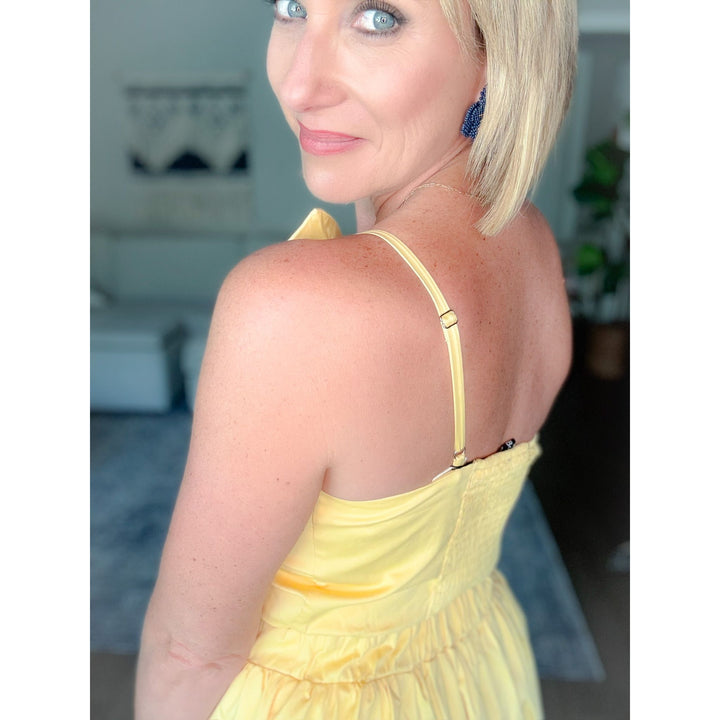 Limoncello Garden Midi Dress