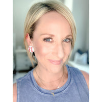 Baseball Stud Earrings