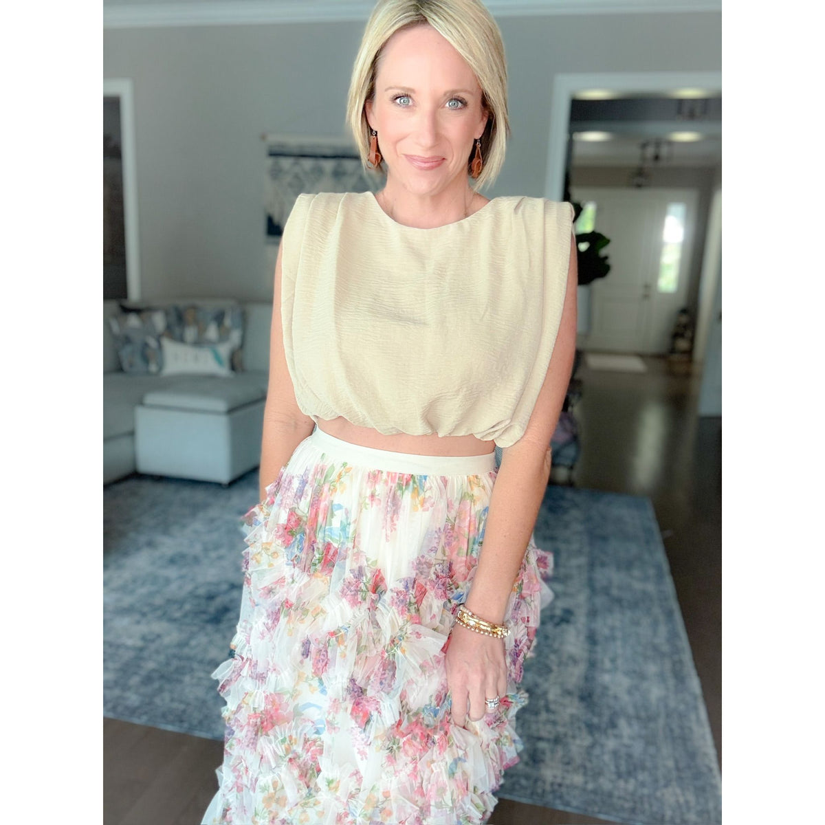 Hadley Sleeveless Crop Top