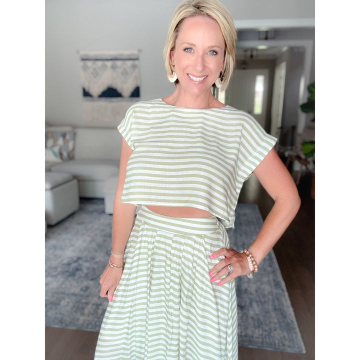 Brixton Boat Neck Boxy Crop