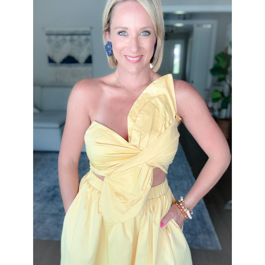 Limoncello Garden Midi Dress