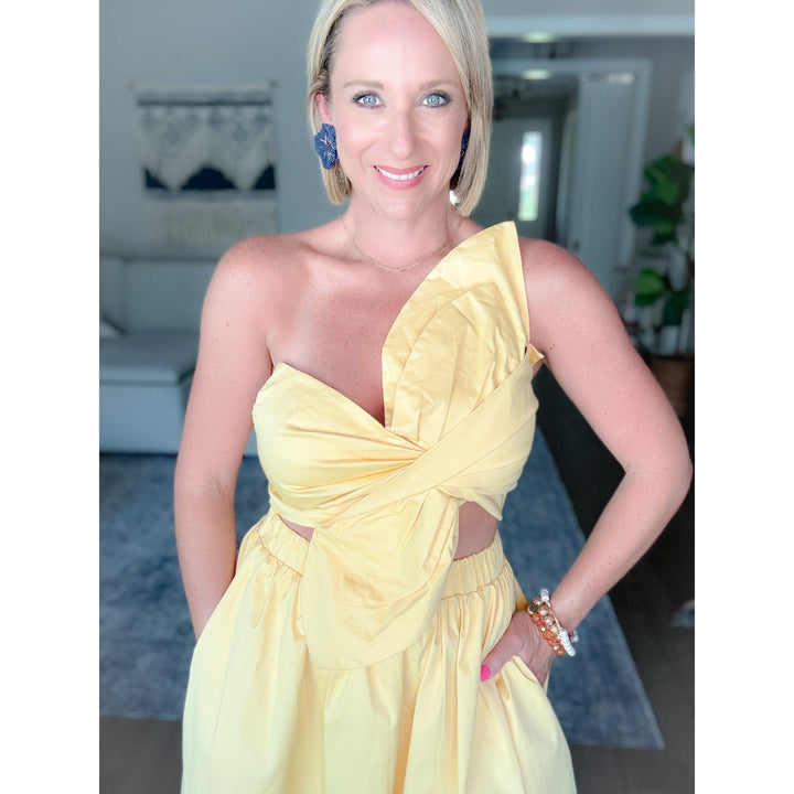 Limoncello Garden Midi Dress