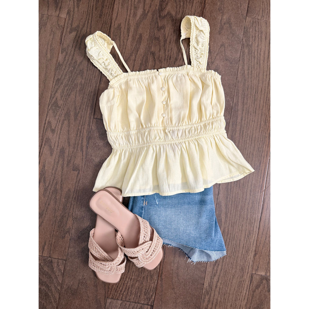 Darling Days Peplum Top