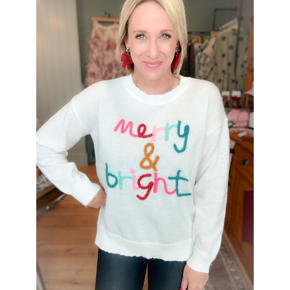 Merry & Bright Festive Sweater