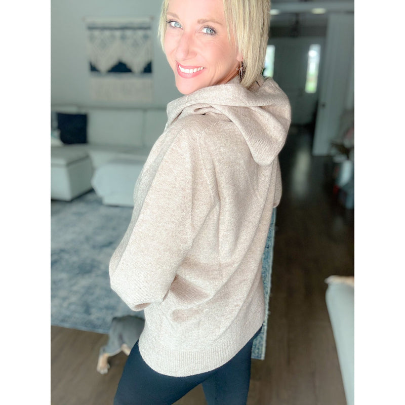 Cozy Haven Knit Hoodie