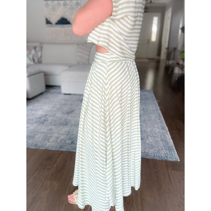 Brixton High Waist Midi Skirt