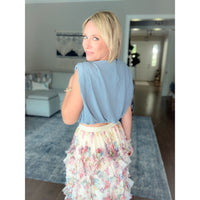 Hadley Sleeveless Crop Top