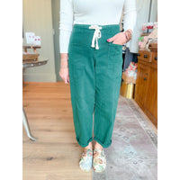 Risen Crop Barrel Pants