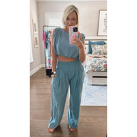 Hadley Sleeveless Crop Top