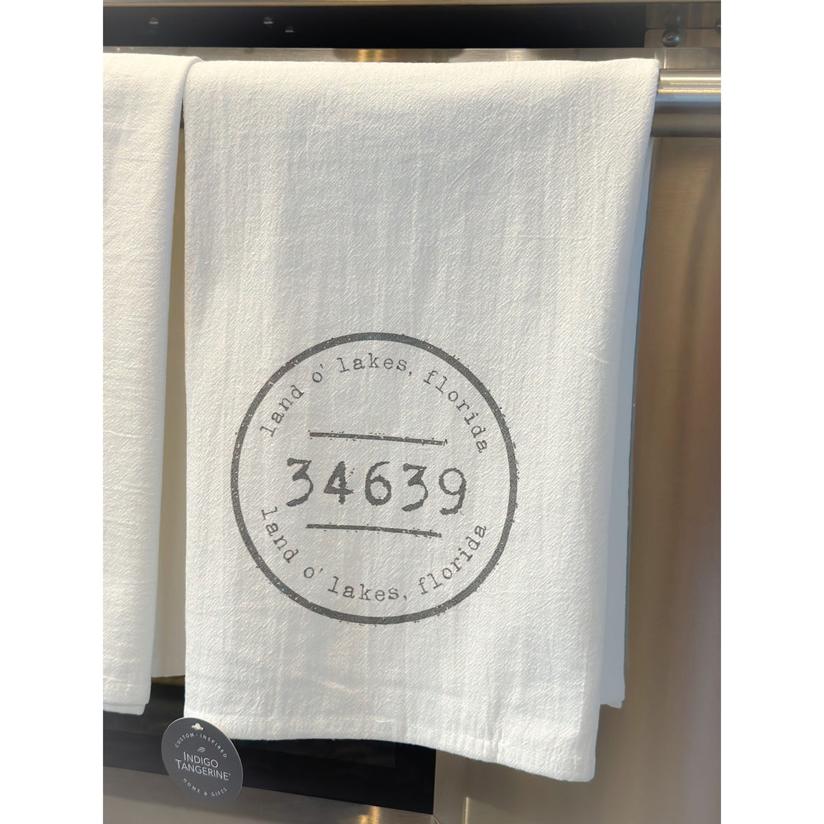 Zip Code Cotton Tea Towel