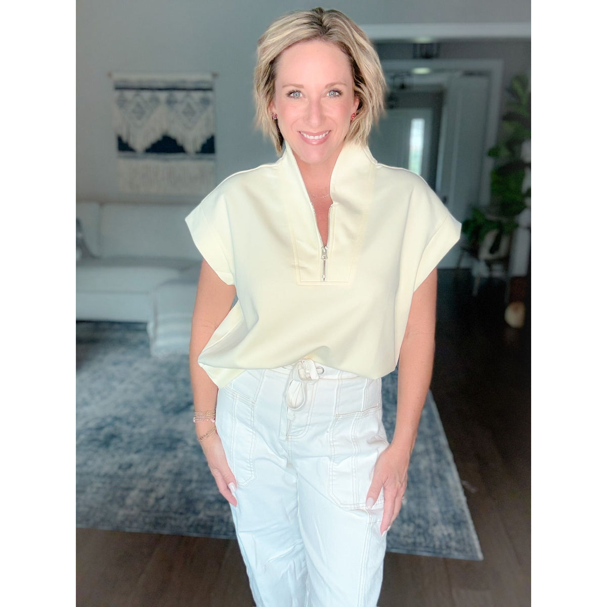 Pixie Half Zip Pullover