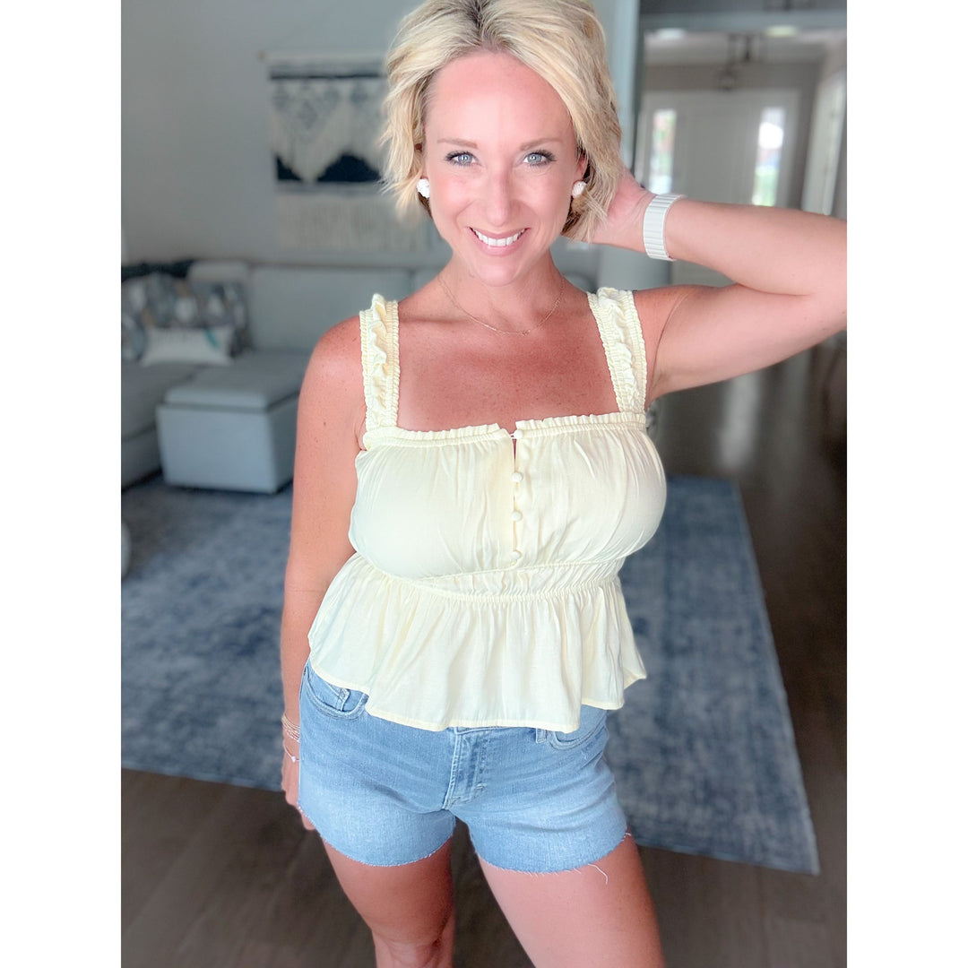 Darling Days Peplum Top