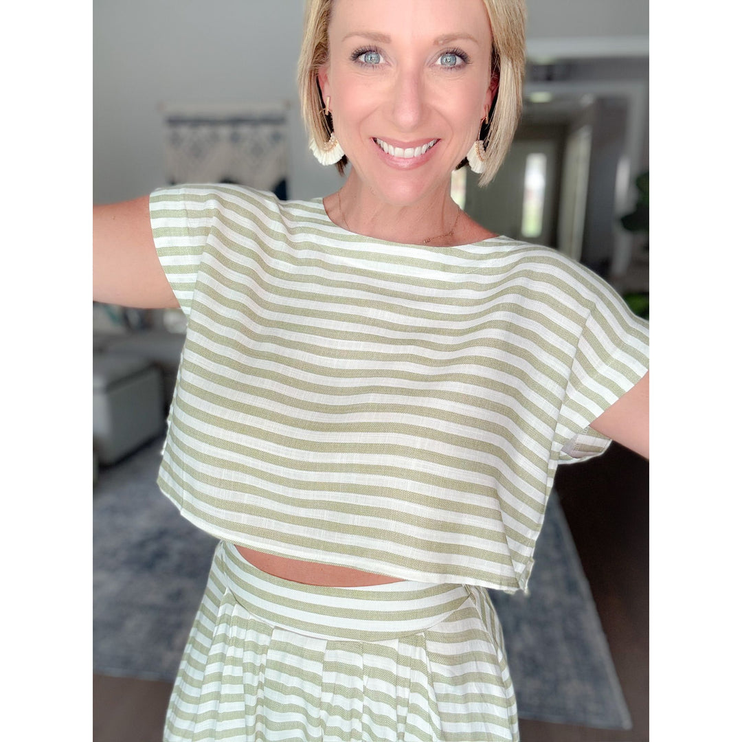 Brixton Boat Neck Boxy Crop