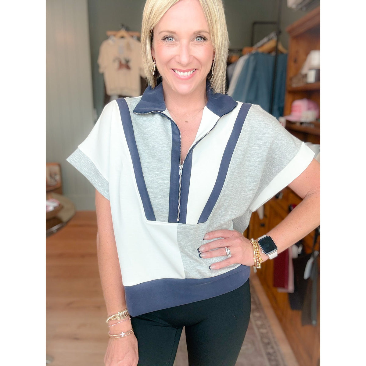 Pixie Half Zip Pullover