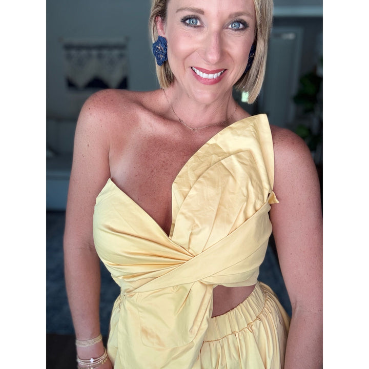 Limoncello Garden Midi Dress