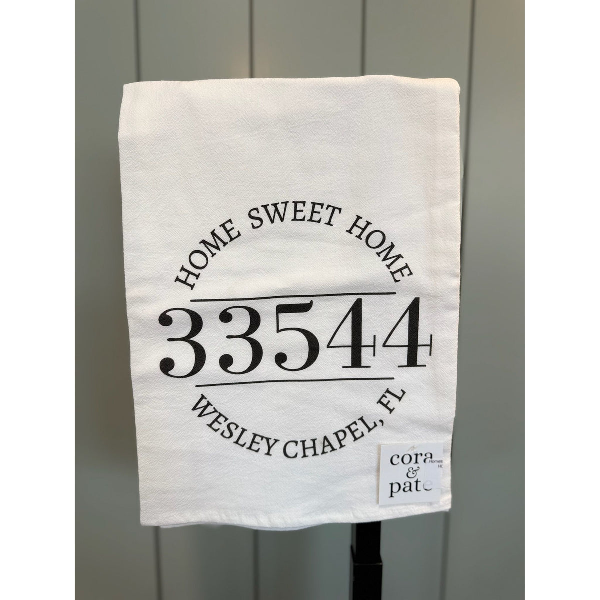 Hometown Zip Code Flour Sack Towel