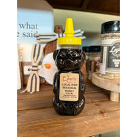 Eden's Nectar Local Raw Honey- 12oz Bear